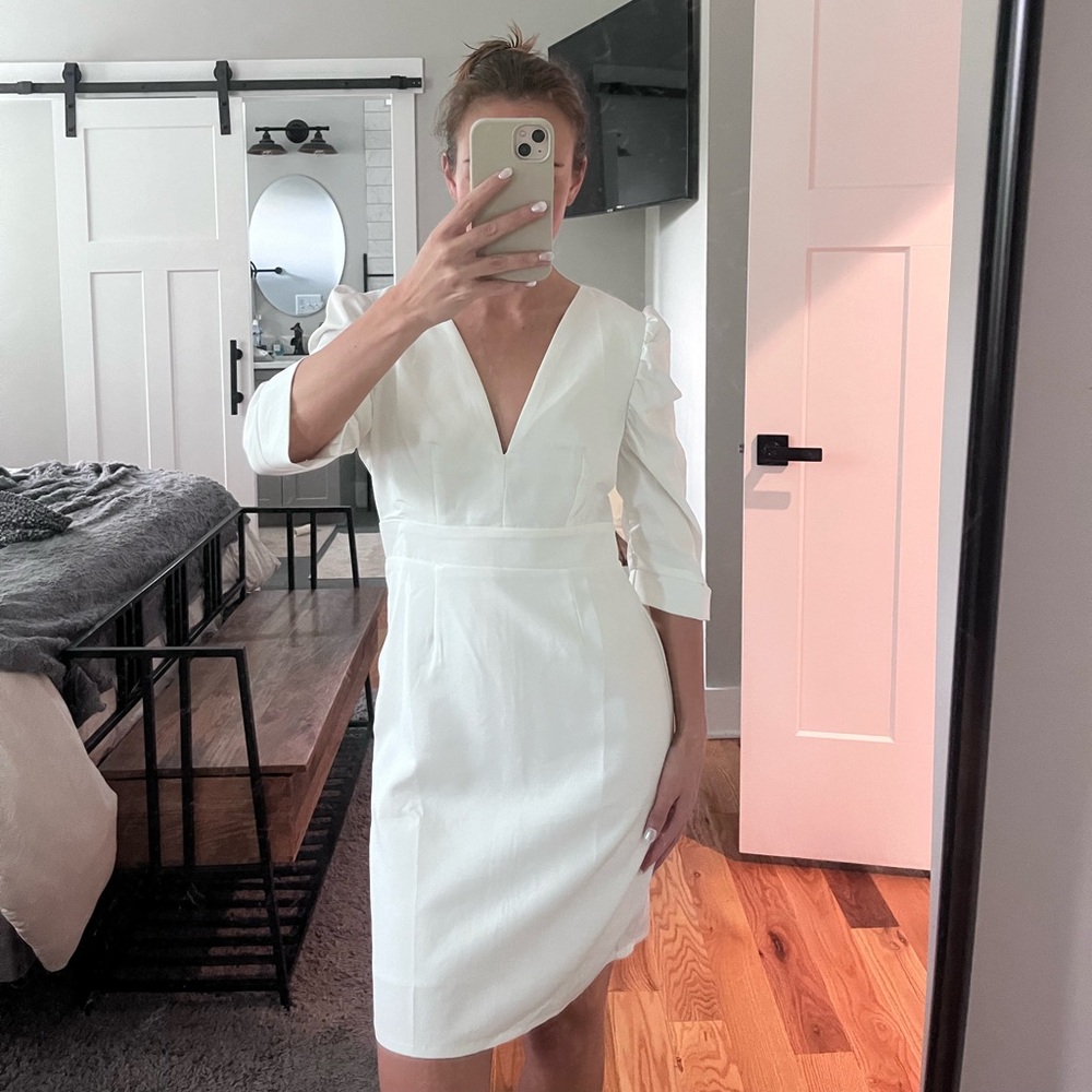 White Short Dress